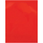 image of Red Resealable Poly Bag - 12 in x 15 in - 2 mil Thick - 10813