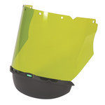 image of MSA V-Gard Light Green Polycarbonate Visor - 8 in Width - 17.25 in Height - 641817-02617