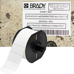 image of Brady B33-17-483 Die-Cut Printer Label Roll - 2 in x 1 in - Polyester - White - B-483 - 96924
