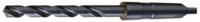 image of Cleveland 2410 1 1/8 in Taper Shank Drill C12265 - Right Hand Cut - Radial 118° Point - Steam Oxide Finish - 12.75 in Overall Length - 7.125 in Spiral Flute - High-Speed Steel - #4 Morse Taper Shank