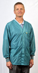 image of Tech Wear HOJ-83C-L ESD / Anti-Static Jacket - Large - Teal - HOJ-83C LG