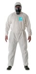 image of Ansell Microchem AlphaTec Chemical-Resistant Coveralls 68-2000 WH20-B-92-107-07 - Size 3XL - White - 59842