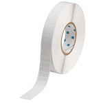 image of Brady UltraTemp THT-58-719-10 Die-Cut Printer Label Roll - 1 in x 0.375 in - Polyimide - White - B-719 - 92497