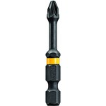 image of Dewalt IMPACT READY #1 Pozidriv Flextorq Power Bit DWA2PZ1IRB - 1/4 in Shank - S2 Steel - 2 in Length - 34046