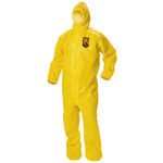 image of Kimberly-Clark Kleenguard Chemical-Resistant Coveralls A71 46771 - Size Large - Yellow