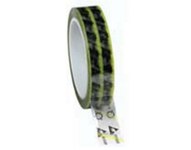 image of Protektive Pak Wescorp Clear / Yellow Static-Control Tape - 1 in Width x 72 yds Length - 2.4 mil Thick - PROTEKTIVE PAK 46915