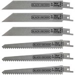 image of Black & Decker Reciprocating Saw Blade Set 75-200