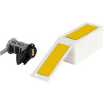 image of Brady PTLEP-176-593-YL Die-Cut Printer Label Roll - 3 in x 1 in - Polyester - Yellow - B-593 - 89929