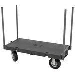 image of Akro-Mils Versa/Deck R90110F44813 Platform Truck - HDPE Structural Foam - 48 in x 24 in
