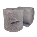 image of Spilfyter Recycled Fiber Rag Rug Roll 521048 - Gray - 42308
