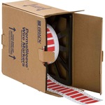 image of Brady PermaSleeve LSZH-250-2-RD-M Pre-sized Sleeves for Printers - 2 in x 0.439 in - Polyolefin - Red - 64202