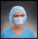 Kimberly-Clark Duckbill Blue Pouch Surgical Mask - 15.563 in Width - 036000-48220