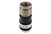 image of Coilhose 2-in-1 Safety Exhaust Coupler 582USE - 1/4 in FPT Thread - Chrome Plated Steel & Aluminum - 10890