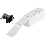 image of Brady PTLEP-168-593 Die-Cut Printer Label Roll - 1.2 in x 1.9 in - Polyester - White - B-593 - 89898