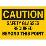 image of Brady B-836 Polypropylene Rectangle Yellow PPE Sign - 24 in Width x 18 in Height - 78033