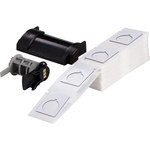 image of Brady PTLEP-167-593 Die-Cut Printer Label Roll - 1.2 in x 1 1/2 in - Polyester - White - B-593 - 89893