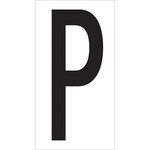 image of DL9310P Letter Labels - Black/White - 9004