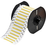 image of Brady Permasleeve B33-94-2-342YL Die-Cut Printer Sleeve - 2 in x 0.094 in - Polyolefin - Yellow - B-342 - 96772