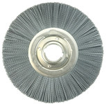 image of Weiler Nylox 83718 Wheel Brush - 12 in Dia - Crimped Nylon Bristle
