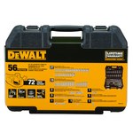 image of Dewalt DWMT19252 Combination Socket Set - Chrome Vanadium Steel - 3/8 in Drive - 92520