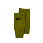 image of West Chester Ironcat 7020 Yellow 18 in Kevlar, Leather Welding Sleeve - 662909-003973