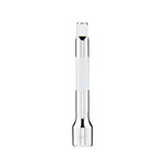 image of Milwaukee Socket Extension 43-24-9100 - 1/4 in Male Square - 3 in Length - Steel - Chrome Finish - 56616