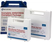 image of First Aid Only First Aid And BBP - 5.75 in Width - 11 in Length - 11 in Height - 092265-90765