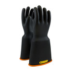 image of PIP NOVAX 0159-2-16 Black 10.5 Rubber Electrical Safety Gloves - 159-2-16/10.5