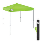 image of Ergodyne SHAX 6010 Lightweight Tent - 10 ft x 10 ft - 14 ft Height - Polyester - Hi-Vis Lime - 12910