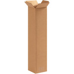 image of Kraft Tall Corrugated Boxes - 4 in x 4 in x 18 in - 1119