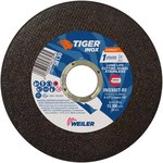 image of Weiler Tiger Inox Cutoff Wheel 58130 - Type 1 - Straight Wheel - 4-1/2 in - 60 - T