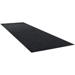image of Charcoal Vinyl Backing Economy Vinyl Carpet Mat - 3 ft Length - SHP-8768
