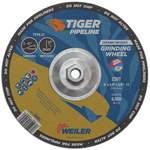 image of Weiler Tiger Grinding Wheel 58095 - 9 in - Ceramic/Alumina Zirconia - 30 - T