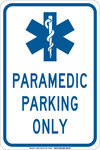 image of Brady B-555 Aluminum Rectangle White Parking Restriction, Permission & Information Sign - 12 in Width x 18 in Height - 129681