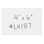 image of White Magnetic Label Sheet - 6 in x 4 in - 12958