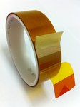 image of 3M 5433 Amber Static Control Tape - 1 in Width x 36 yd Length - 2.7 mil Thick - 24841