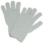 image of West Chester K713SL White Cotton/Polyester Glove Liners - 8.5 in Length