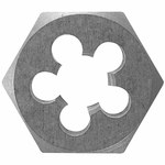 image of Vermont American 5/8-11 Hex Die 20730 - Right Hand Cut - High-Carbon Steel