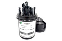 image of Precision Twist Drill 331HDSET Jobber Drill Set 7233630 - Right Hand Cut - Steam Tempered Finish - High-Speed Steel