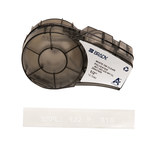 image of Brady Workhorse M21-500-430-WT-CL White on Clear Harsh Environment Printer Ribbon - 1/2 in Width - 21 ft Length - 754473-93058