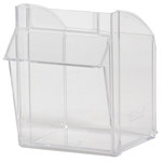 image of Akro-Mils Tiltview 15 lb Gray Polystyrene Shelf Storage Bin - 3 3/4 in Length - 23 5/8 in Width - 4 1/2 in Height - 1 Compartments - 06706