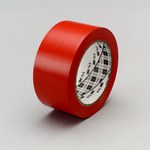 image of 3M 764 Red Marking Tape - 1 in Width x 36 yd Length - 5 mil Thick - 43424