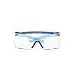 image of 3M SecureFit 3700 Series OTG Safety Glasses SF3701SGAF-BLU - Scotchgard AF/AS Clear Lens, Blue Temples
