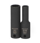 image of Williams JHW36420 Deep Socket - 3/8 in Drive - Deep Length - 2 1/2 in Length - 34131