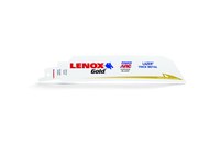 image of Lenox Gold Curved Extreme Metal Reciprocating Saw Blade 210936110GR - 10 TPI - 1 in Width x 0.042 in Thick - Bi-Metal