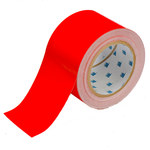 image of Brady Toughstripe Red Floor Marking Tape - 4 in Width x 100 ft Length - 16151