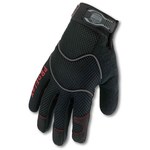 image of Ergodyne Proflex 812 Black Medium Synthetic Leather/Terry Cloth Work Gloves - 16273