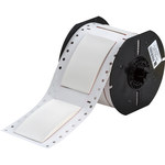 image of Brady Permasleeve B33-2000-2-7642 Die-Cut Printer Sleeve - 2 in x 2 in - Polyolefin - White - B-7642 - 96746