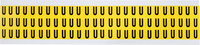 image of Brady 3410-U Letter Label - Black on Yellow - 11/32 in x 1/2 in - B-498 - 34131
