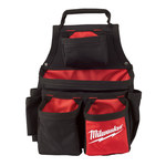image of Milwaukee Red/Black 1680D Ballistic Nylon Carpenter's Pouch - 11 in Length - 13 in Wide - 48-22-8121